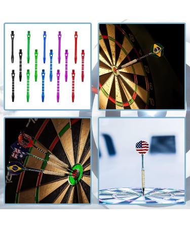 Leitee 30 Pcs Aluminum Dart Shafts for Steel Tip with Accessories - Multicolor - Buy Online on GoSupps.com