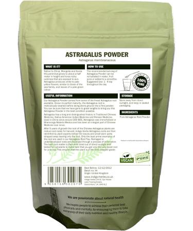 Indigo Herbs Astragalus powder 100g - Buy Online on GoSupps.com