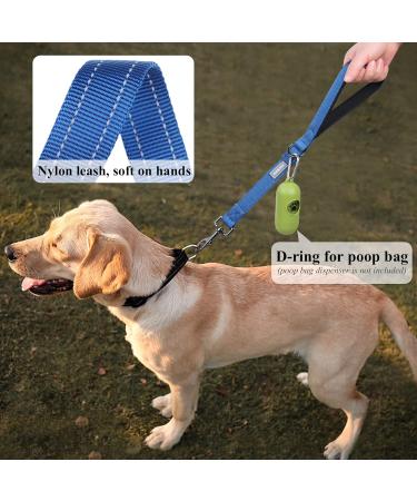 Vivaglory Short Dog Leash - 46 cm Traffic Training Line for Medium & Large Dogs | Durable Blue Leash - Buy Online on GoSupps.com
