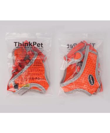 Thinkpet No-Pull Dog Harness | Breathable & Adjustable Soft Running Harness for Small Medium & Large Dogs | Padded Reflective Safety Harness (Black) - Buy Online on GoSupps.com