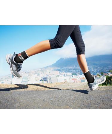 Supera Foot Bandage for Ankle Support | Elastic Sports Bandage for Kickboxing Muay Thai & Running - 1 Pair (Black L) - Buy Online on GoSupps.com