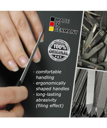 3 Swords Germany - Brand quality SAPPHIRE NAIL FILE SET (5 pcs.) with 3-way nail buffer (1 pc.) manicure pedicure finger & toe nail care by 3 Swords Made in Solingen (210) Nail File (5 Pcs.) - Buy Online on GoSupps.com