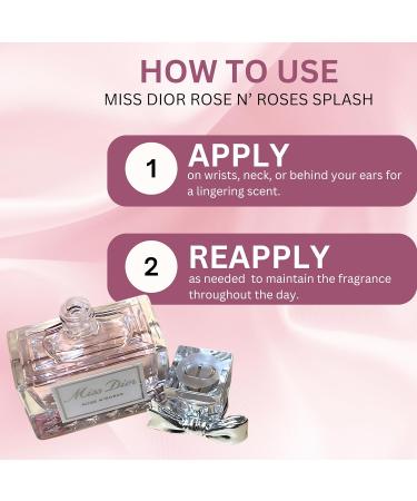 Dior Miss Rose N' Roses Perfume for Women Mini EDT Splash 0.17 Ounce 0.17 Fl Oz (Pack of 1) - Buy Online on GoSupps.com