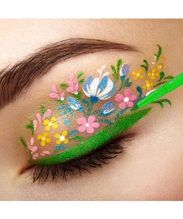 BELLIFFY 12 Pcs 1 Set Shadow Set Creative Eyeliners Waterproof Eyeliner Makeup Kit Colorful Plastic - Buy Online on GoSupps.com