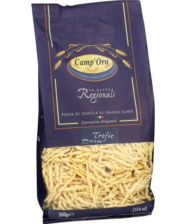 Camp'Oro Le Regionali Italian Pasta Trofie 17.6 oz - Pack of 16 - Buy Online on GoSupps.com