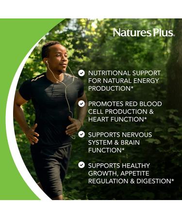 Nature's Plus Vitamin B-1 300 mg - 90 Tablets | Boost Energy & Support Metabolism - Buy Online on GoSupps.com