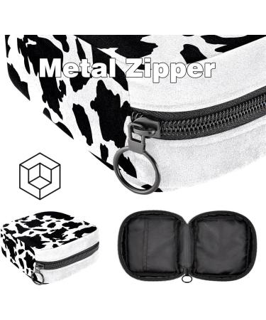 GIAPB Sanitary Napkin Storage Bag Period Bag Tampon Bag Makeup Bag Pad Pouch Black and White Spots Color1745 - Buy Online on GoSupps.com