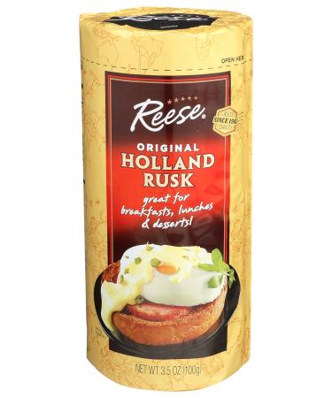 Reese Holland Rusk Light, Crisp Toast, 3.5-Ounce Packages (Pack of 6) 3.5 Ounce (Pack of 6)