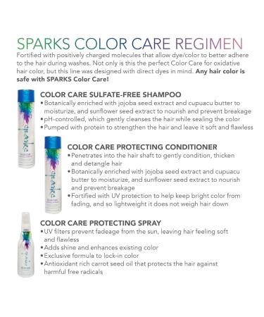 Sparks Long Lasting Bright Hair Color - Sunburst Yellow 3 Oz | Vibrant Fade-Resistant Hair Dye for International Shipping - Buy Online on GoSupps.com