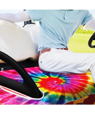 ENYORSEL Golf Cart Seat Covers  100% Microfiber Golf Cart Seat Towel/Blanket with Unique Patterns  52x32''  Universal for Most EZGO  Yamaha & Club Car ect of 2-Seat Golf Carts  Easy Install and Clean A-TieDye - Buy Online on GoSupps.com