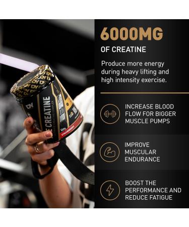 DY Nutrition The Creatine Complex 400g - High Performance Creatine Monohydrate Powder with Beta Alanine, Taurine + B Vitamins for Muscle Endurance, Pump & Recovery x40 Servings (Strawberry Flavoured) - Buy Online on GoSupps.com
