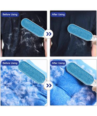 Grandma's Lint Brush - Self-Cleaning Double-Sided Pet Fur Removal Tool | Perfect for Furniture & Carpets - Dark Blue - Buy Online on GoSupps.com