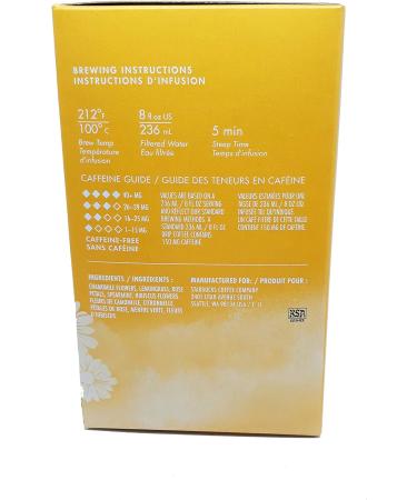 Starbucks Teavana Sachets Chamomile Blush (24 Sachets - 24 Tea Bags) - Buy Online on GoSupps.com