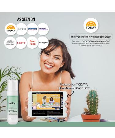 Fortify Skincare Facial Cleanser with Hyaluronic & Salicylic Acid 3-in-1: Detox, Treat, Boost Foaming Face Wash For Oily & Acne-Prone Skin Dermatologist Tested, Clean Beauty 5.07 Fl Oz - Buy Online on GoSupps.com