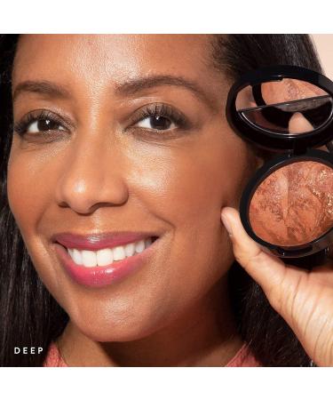 LAURA GELLER NEW YORK Baked Bronze-N-Brighten Bronzer Powder - Deep Natural Bronze Glow - Buy Online on GoSupps.com