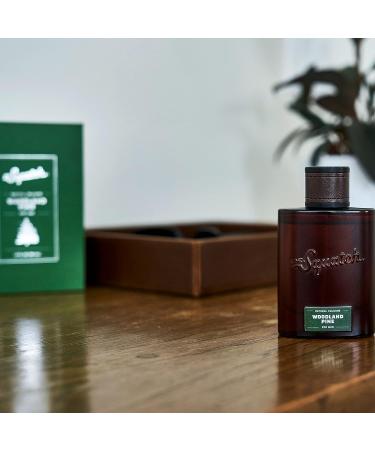 Dr. Squatch Men's Cologne Woodland Pine - Natural Cologne made with sustainably-sourced ingredients - Manly fragrance of pine  cypress  and vetiver - Inspired by Pine Tar Bar Soap - Buy Online on GoSupps.com