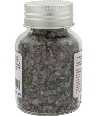 The Soap Factory Lavender Bath Salt 4.23 oz Glass Jar - Mineral-Rich Scrub with Essential Oils for Luxury Detox & Aromatherapy - Private Spa at Home - Buy Online on GoSupps.com