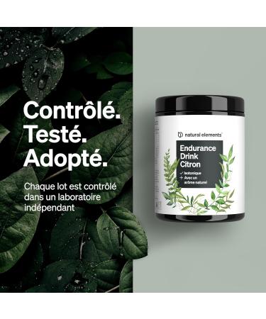 Endurance Drink Citron 600 g de poudre isotonique avec lectrolytes et glucides go t citron v gane biodisponibilit optimale produit et contr l en laboratoire en Allemagne - Buy Online on GoSupps.com