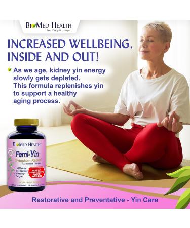 BioMed Health Femi-Yin Symptom 60ct - Menopause Supplements for Women - Buy Online on GoSupps.com