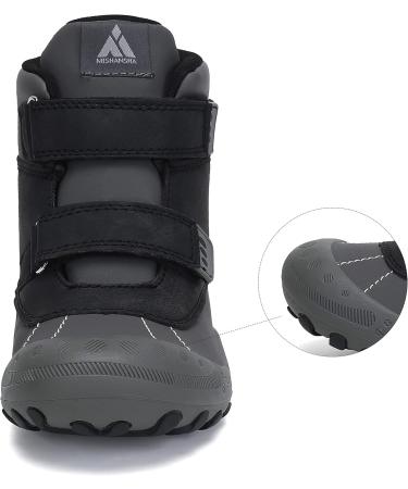 Mishansha Unisex Kids Hiking Boots - Waterproof Non-Slip Lightweight Outdoor Footwear in Black (EU 33) - International Shipping Available - Buy Online on GoSupps.com