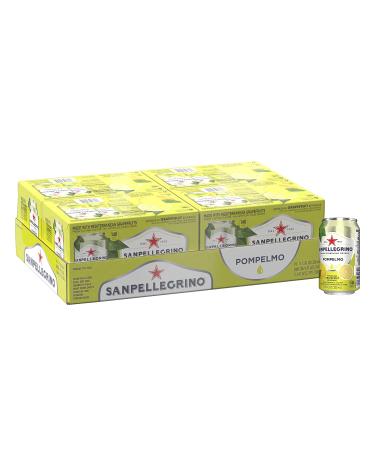 Sanpellegrino Pompelmo Italian Sparkling Grapefruit Drink 11.15 Fl Oz Cans - 24 Pack - Buy Online on GoSupps.com