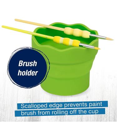 Faber-Castell Collapsible Water Cup - Light Green (Reusable, Perfect for Mixed Media and Painting) - Buy Online on GoSupps.com