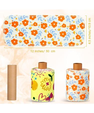 Vitalcozy Reusable Toilet Towels | Washable Bidet & Kitchen Towels | Absorbent Cotton Paperless & Eco-Friendly Tea Towels with Bright Flower Design - Buy Online on GoSupps.com