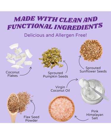 Rawcology - Chocoloco Mix (Chocolate Banana Blueberry Mint Choco Chip) | Grain Free Granola | Gluten Free | Healthy Cereal | Vegan Low Sugar Keto Paleo Peanut Free Allergen Friendly (4x200g) Coconut - Buy Online on GoSupps.com