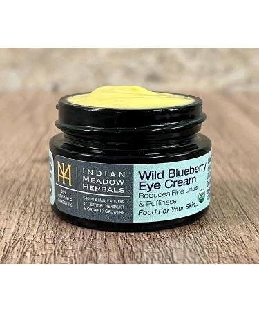 Indian Meadow Herbals Wild Blueberry Eye Cream (.5oz) - Anti-Aging Under Eye Treatment - Buy Online on GoSupps.com