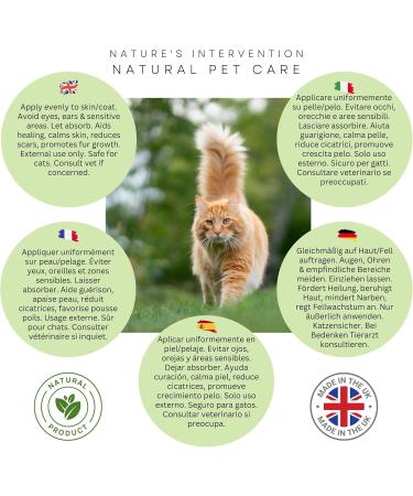 99% Natural SOOTHING GEL FOR CATS - ALOE VERA NEEM CALENDULA & SEA BUCKTHORN - 100 g by NIP - Refreshes Moisturizes Soothes Relieves Itching. Beneficial for Dry and Sensitive Skin. - Buy Online on GoSupps.com