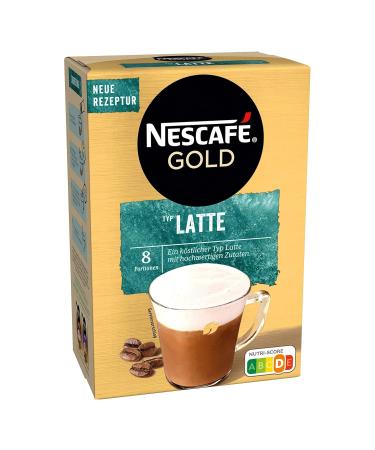 Nescaf Gold Type Latte - Instant Coffee 6 x 8 Servings Global Shipping Available - Buy Online on GoSupps.com