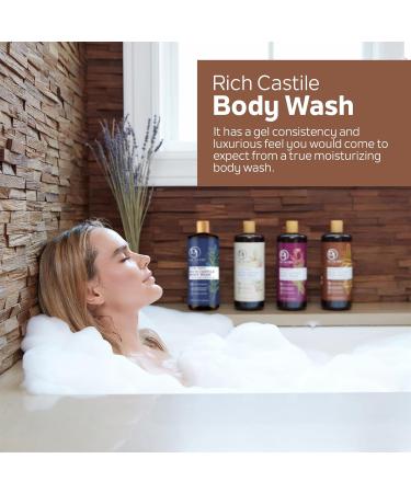 DR. JACOBS NATURALS Castile Sandalwood Body Wash - All-Natural Moisturizing Shampoo for Dry & Sensitive Skin | Gluten & Preservatives-Free | 32 oz with Pump - Buy Online on GoSupps.com