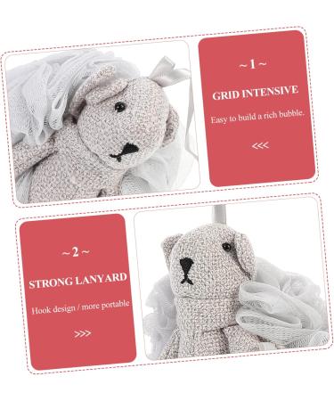 DOITOOL 1pc Cartoon Bath Ball Toy for Kids Bath Shower Sponge Mesh Shower Loofahs Shower Puffs Bathroom Sponge Bath Tub Scrubber Kids Bath Sponge Animal Body Wash Child Cotton Fabric Clean - Buy Online on GoSupps.com