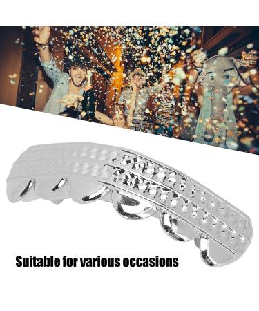 Ugly Fake Teeth Braces Prop Toy for Halloween & Easter - Silver Santa Claus Costume Accessory | International Shipping - Buy Online on GoSupps.com