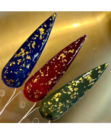 Bluesky Golden Flake No Wipe Top Coat 10ml GLT01 Gold Leaf Gel Nail Polish for 21 Day Manicure Professional Salon& Home Use Requires Curing Under LED UV Nail Lamp - Buy Online on GoSupps.com