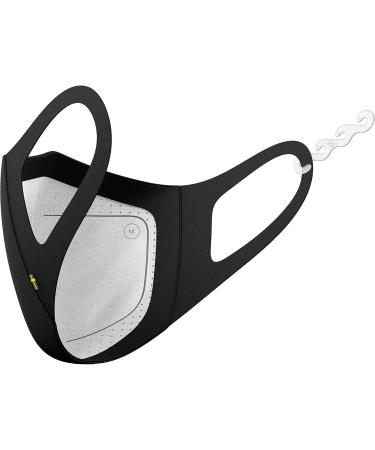 Airinum Lite Air Mask | Reusable Face Mask Washable Cover Mask for Men Women and Kids X-Small Stormy Black - Buy Online on GoSupps.com