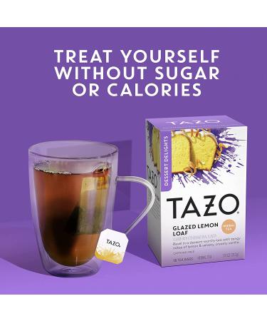 Tazo Herbal Tea Bags Variety Pack - Glazed Lemon Loaf Flavor - 90 Count - Buy Online on GoSupps.com