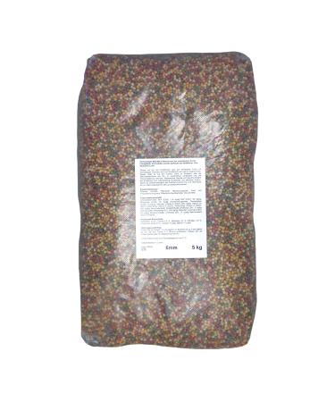Koi Herdecke - 5 kg of fish feed mix for koi's |Floating pellets of 6 mm |Suitable for decorative fish - goldfish - Orfe - Shubunkin |5 kilos of pack 6mm 5 kg (1 Pack)