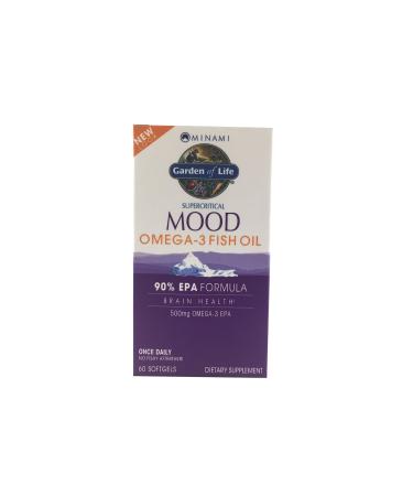 Minami Nutrition Supercritical Mood Omega-3 Fish Oil 500 mg 60 Softgels
