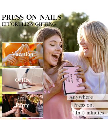 Cat Eye Press on Nails - 120Pcs Short Styles | Jofay Fashion Glitter Galaxy Designs | Salon-Like Artificial Acrylic Nails for Women - Buy Online on GoSupps.com