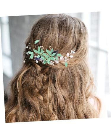 FRCOLOR Hair Comb Hair Accessories Pearl Bridal Hair Comb Jeweled Hair Clips Bridal Hair Clip Rhinestone Trim Wedding Hair Clips for Brides Hair Accessories for Women and Metal - Buy Online on GoSupps.com
