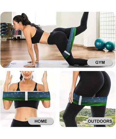 Shop U.S. Football Field Yoga Workout Bands | Comfort Legs Booty Resistance Straps - Ideal for Physical Therapy - Buy Online on GoSupps.com