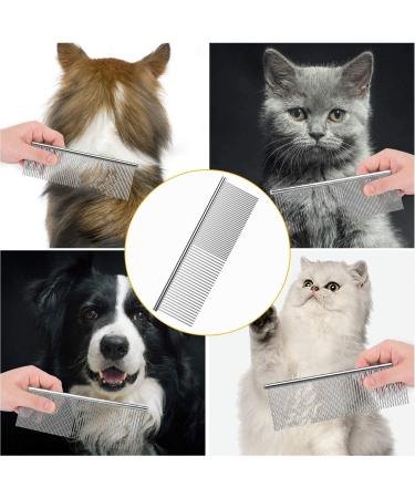 Professional Stainless Steel Pet Comb for Shedding - Grooming Tool for Cats and Dogs - Buy Online on GoSupps.com