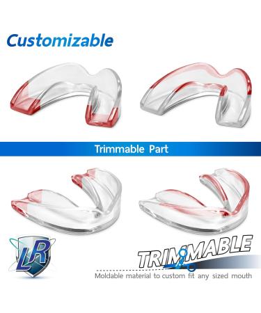 Customizable Moldable Mouthguards - 6 Pack for Teeth Grinding Clenching & Sports | Protect Your Smile - Buy Online on GoSupps.com