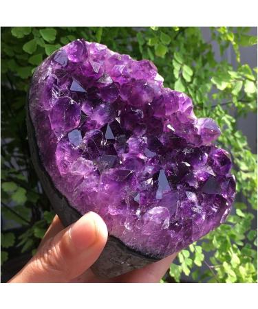 Natural Amethyst Quartz Cluster Crystal Specimen Freeform yuebang Stone Mineral Specimen (Color : Purple Size : 500-600g) 500-600g Purple - Buy Online on GoSupps.com
