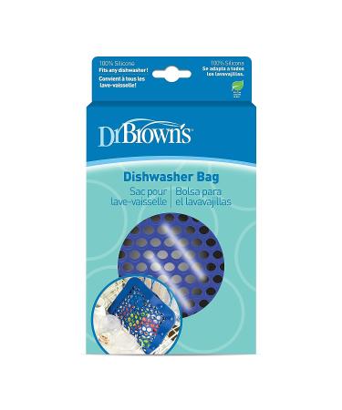 Dr. Brown's Silicone Baby Bottle & Pacifier Dishwasher Bag - Blue | Easy Cleaning Solution - Buy Online on GoSupps.com