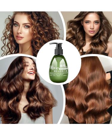 Hair Conditioner - Curl Hair Conditioner | Natural 180 ml Long-Lasting Natural Wave Olive Elasticizer Moisturizing Styling Curly Boosting Moisturizer For Curly Care - Buy Online on GoSupps.com