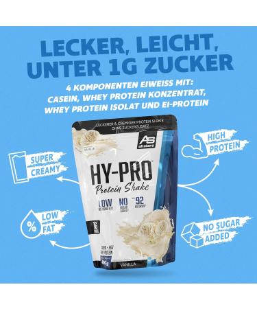 All Stars HY-PRO Protein Shake 400g - Vanilla Flavor | Premium International Shipping - Buy Online on GoSupps.com