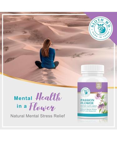 Passion Flower - Natural Stress Relief & Sleep Aid - Buy Online on GoSupps.com