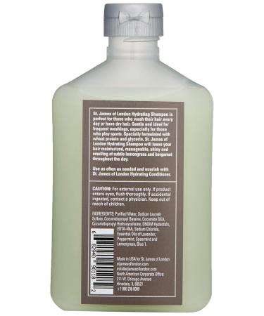 St James of London Lemongrass & Bergamot Hydrating Shampoo | Premium International Shipping - Buy Online on GoSupps.com